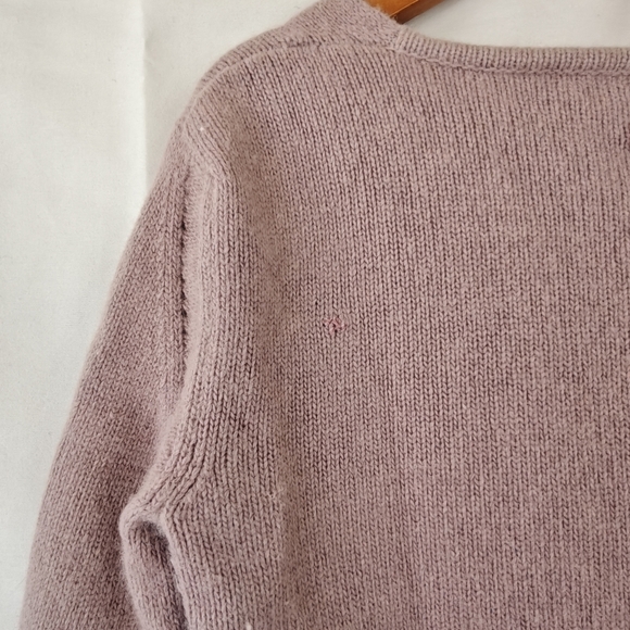 Dolce & Gabanna Button Up Pink V-neck Knit Cartigan Wool Blend 3/4 Sleeves Small - Picture 11 of 16